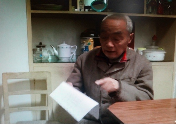 Liu Hongtao’s father, Liu Ren’an, 2013